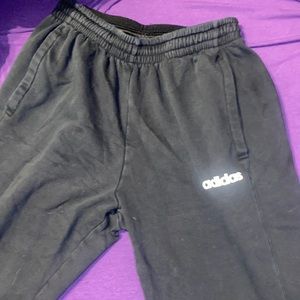 Black Adidas Sweatpants Mens Medium